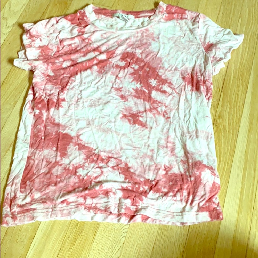 Tie-dye stretchy t shirt